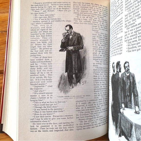 The Original Illustrated Sherlock Holmes by Arthur Conan Doyle | Hardcover - Picture 11 of 12